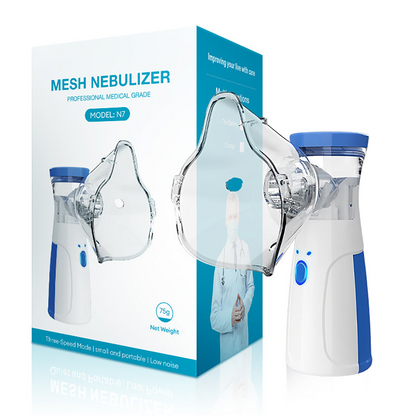 Rechargeable Portable Mesh Nebulizer - Efficient Respiratory Relief Anywhere, Anytime