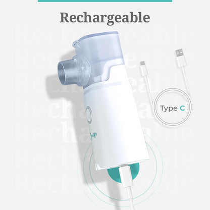 Rechargeable Portable Mesh Nebulizer - Efficient Respiratory Relief Anywhere, Anytime