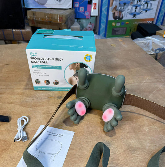 Wireless Heated Shiatsu Neck & Shoulder Massager