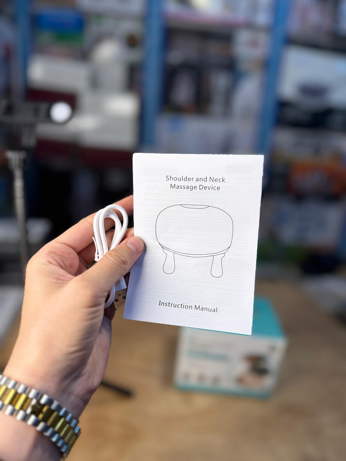 Wireless Heated Shiatsu Neck & Shoulder Massager